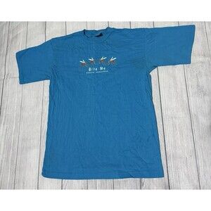 Vintage Roatan Honduras Bite Me Mosquitoes Graphic T Shirt Size XL Toucan Defect